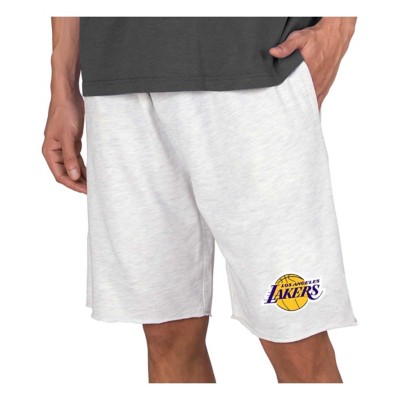 NFL Team Apparel Men's Minnesota Vikings Grey Mainstream Terry Shorts