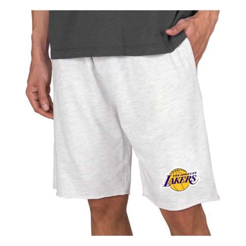 New Era L.A. Lakers Cotton Blend Shorts Grey