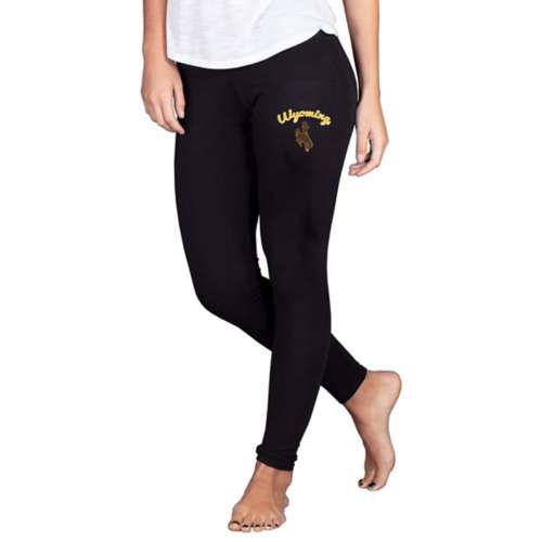 Concepts Sport Women's Wyoming Cowboys Fraction Tights