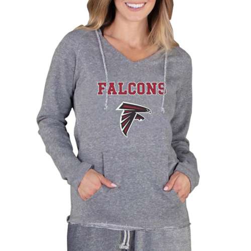 ATLANTA FALCONS TAKE THE FIELD TRI-COLOR BLOCK HOODED FLEECE PULLOVER