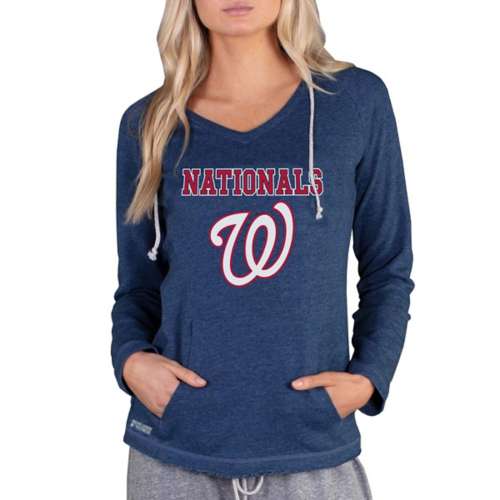 Concepts Sport Women's Washington Nationals Mainstream asphalt hoodie