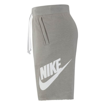 nike alumni shorts grey