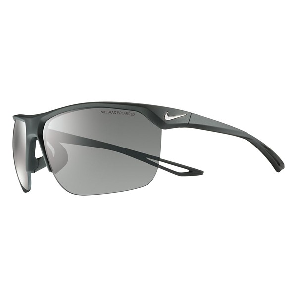 Men's Nike Trainer Polarized Sunglasses Matte Black/Grey Polarized