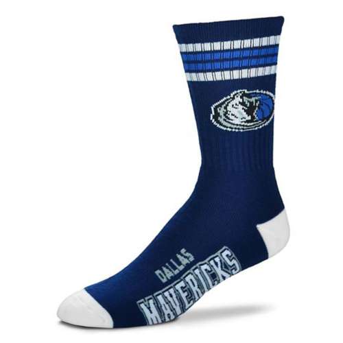 For Bare Feet Kids Dallas Mavericks 4 Stripe Deuce Socks