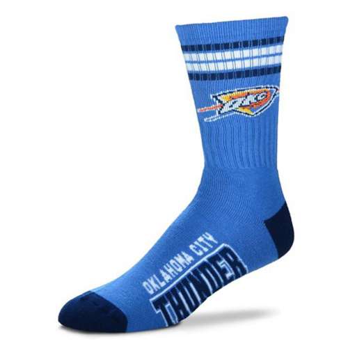 Clogs & Mules Kids' Oklahoma City Thunder 4 Stripe Deuce Socks