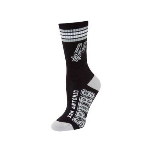 For Bare Feet San Antonio Spurs 4 Stripe Deuce Socks