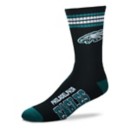 For Bare Feet Kids' Philadelphia Eagles 4 Stripe Deuce Socks
