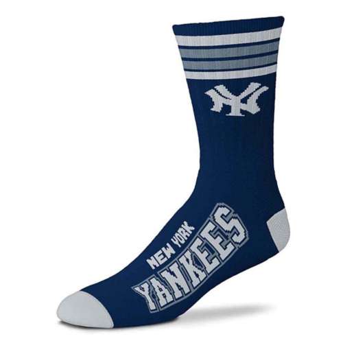For Bare Feet New York Yankees 4 Stripe Deuce Socks