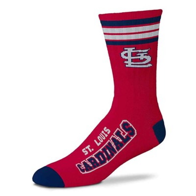 For Bare Feet St. Louis Cardinals 4 Stripe Deuce Socks