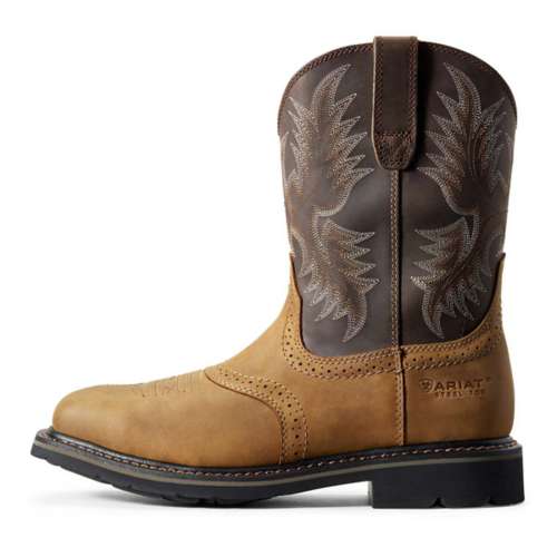 Men's Sport Knockout Western Boots in Dark Whiskey, Size: 7.5 D / Medium by  Ariat