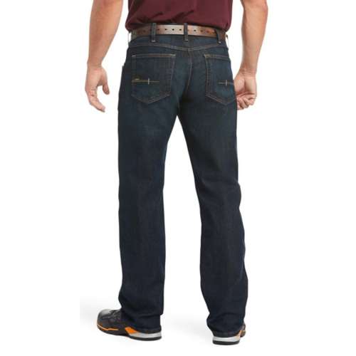 Men's Ariat Rebar Fashion M14 Slim Fit Straight Jeans