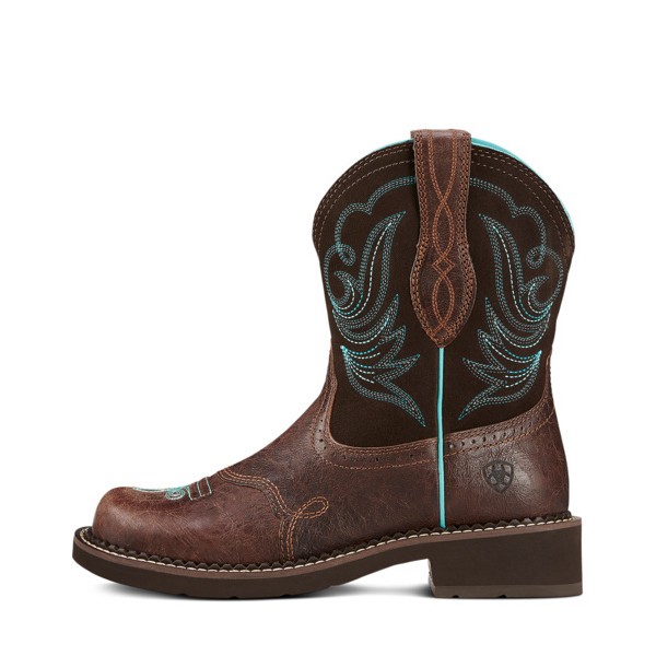 Women’s Ariat Fatbaby Heritage Dapper Western Boots 9.5 Royal Chocolate