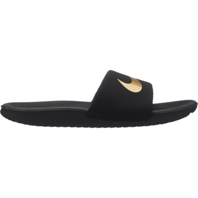 black nike slides kids