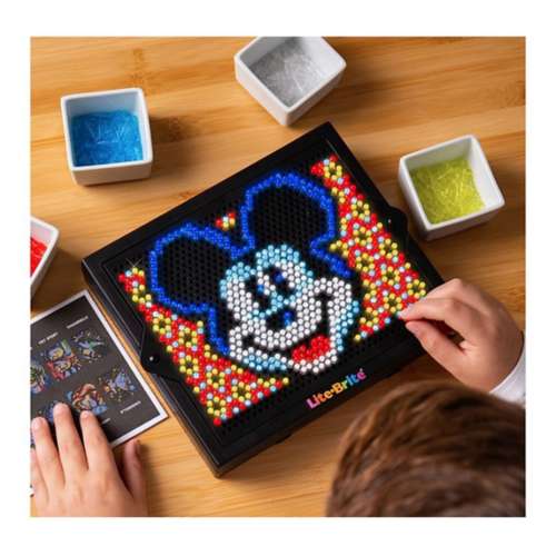  Lite Brite Picture Refill - Disney Characters 12 Lite Brite  Pictures & 24 Guide Sheets to Create Your Own Design #4779 Mickey Minnie  Donald Goofy Pluto Snow White Bambi Dumbo Tinkerbell
