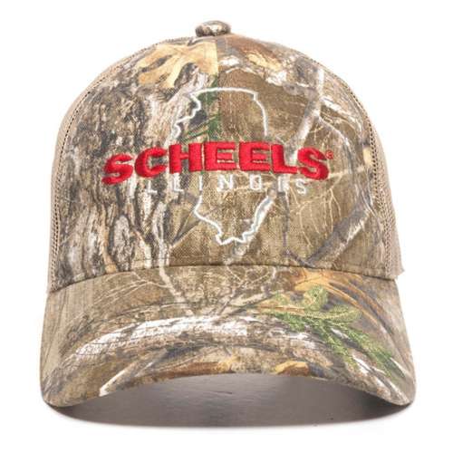 Adult SCHEELS Camo State Snapback Hat