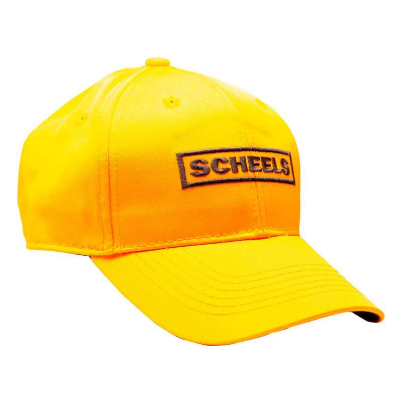 Adult SCHEELS Logo Banner Blaze Adjustable Hat