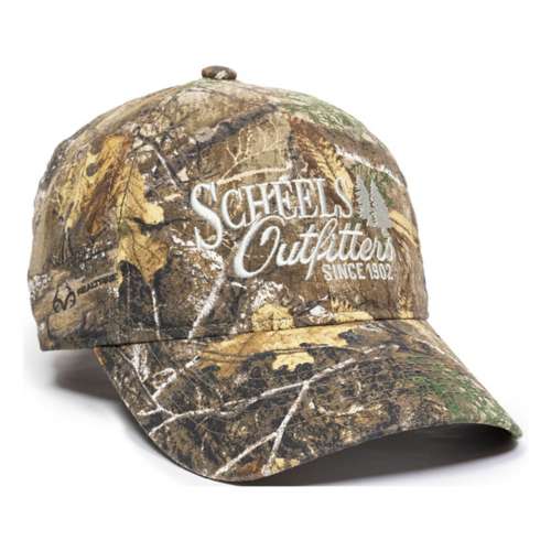 Adult Scheels Outfitters Logo Camo Adjustable Hat