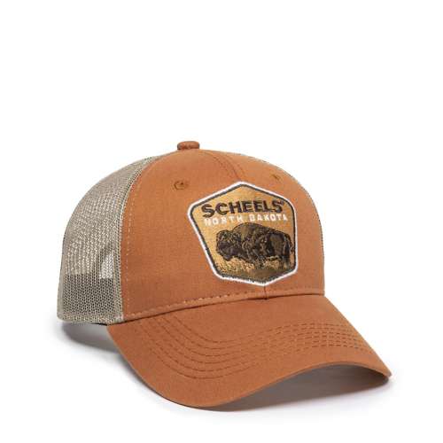Adult SCHEELS North Dakota Patch Trucker Snapback Hat