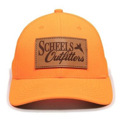Men's Scheels Outfitters Pheasant Leather Patch Snapback Hat