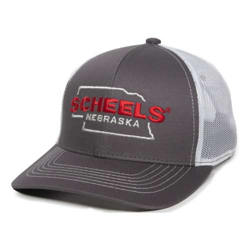 Adult SCHEELS Nebraska State Logo Snapback Hat