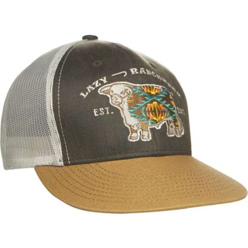 Men's Lazy J Ranch Wear Apache Hereford Bull Snapback Hat