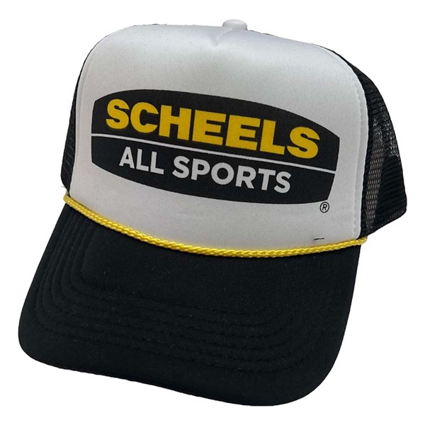 Men's Outdoor Cap Company Scheels AllSport Foam Trucker Adjustable Hat One Size Black