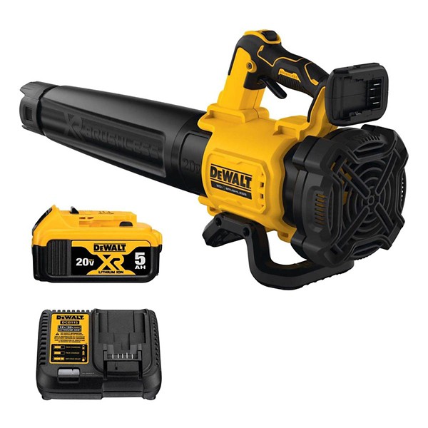 DeWALT 20V MAX DCBL722P1 125 mph 450 CFM 20 V Battery Handheld Blower Kit (Battery & Charger)