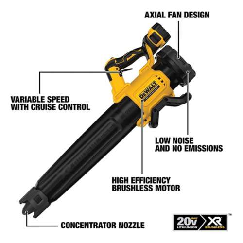 DeWalt 20V MAX DCBL722P1 125 mph 450 CFM 20 V Battery Handheld Blower Kit (Battery & Charger)