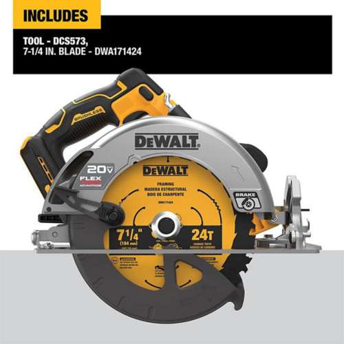 DeWALT 20V MAX 7-1/4 in Circular Saw with FLEXV Advantage - Tool Only