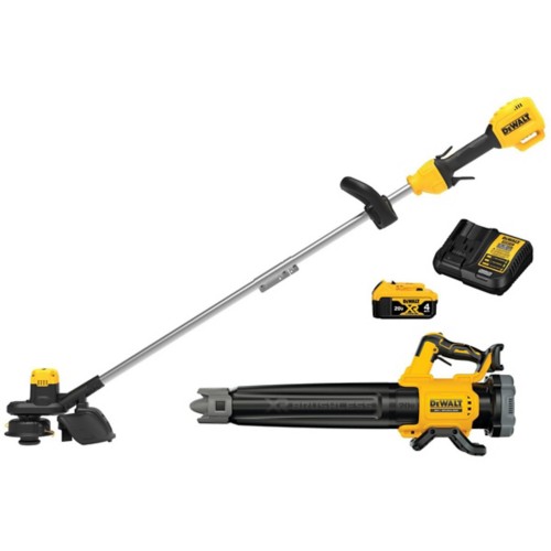 DeWALT XR 20V Max Cordless String Trimmer and Brushless Blower Combo Kit