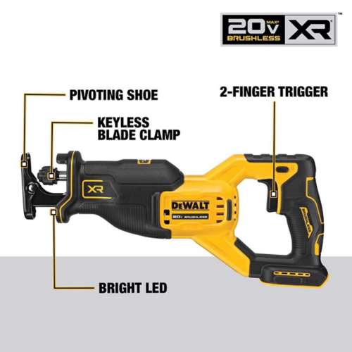 DeWALT 20V MAX Cordless Brushless Reciprocating Saw - Tool Only