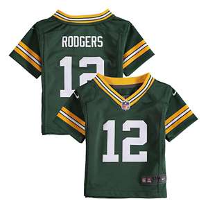 Packers #12 Aaron Rodgers Away Nike Game Jersey Small White