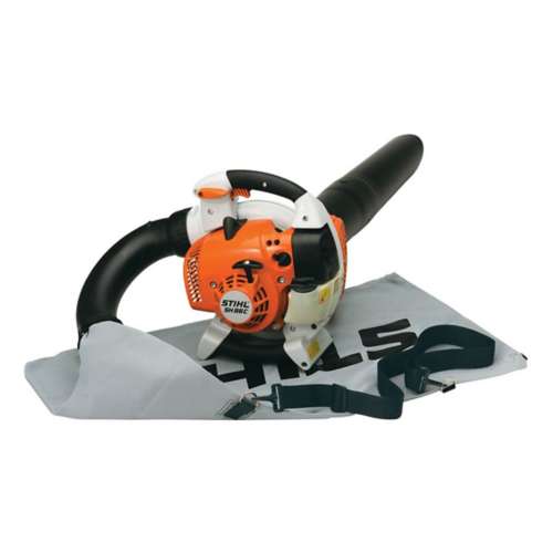 Gas powered leaf store blower mulcher