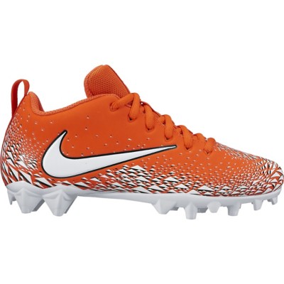orange football cleats for youth