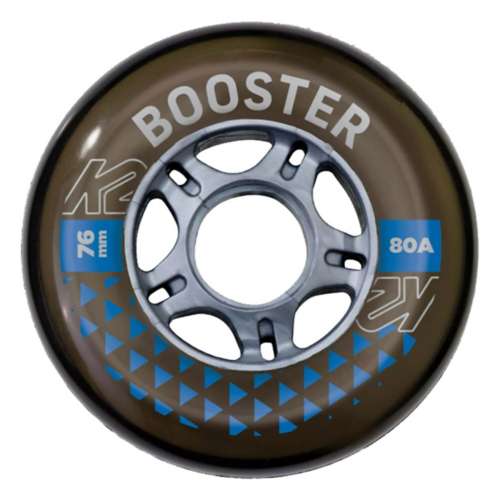K2 Booster Inline Skate Wheel 8 Pack with ILQ 5 Bearings