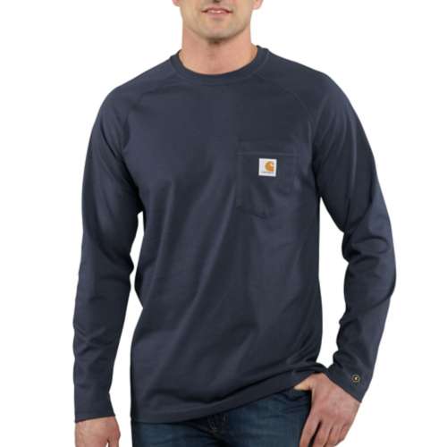 Men's Carhartt Force Cotton Delmont Long Sleeve T-Shirt