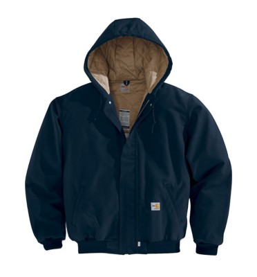 Men's Carhartt Washed Duck Insulated Active Jacket Small Black
