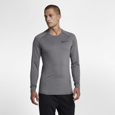 nike men's pro hyperwarm long sleeve fitted shirt