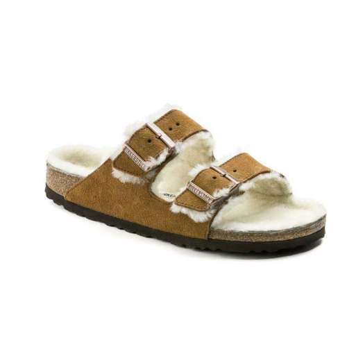 Women's BIRKENSTOCK Arizona Shearling Slide Sandals