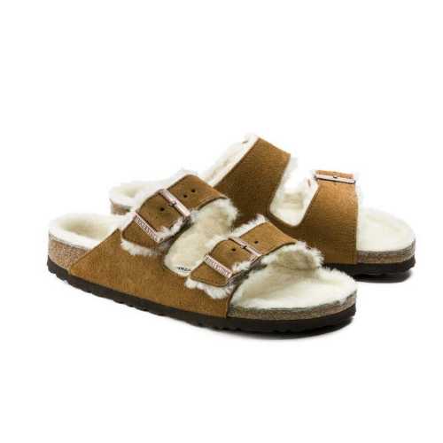 BIRKENSTOCK Arizona Shearling Sandals—Women's