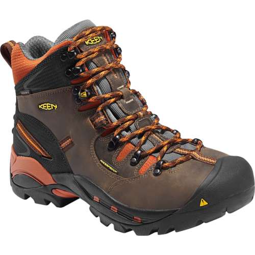 Men's KEEN Pittsburgh Soft Toe Waterproof Green Resistant Hiking P501385000 boots