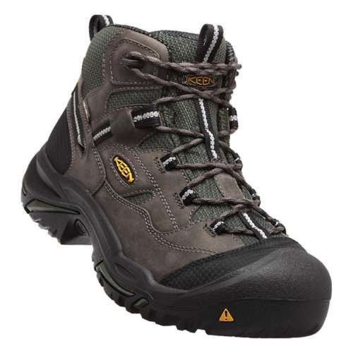 Men's KEEN Braddock Waterproof Mid Steel Toe Hiking Boots