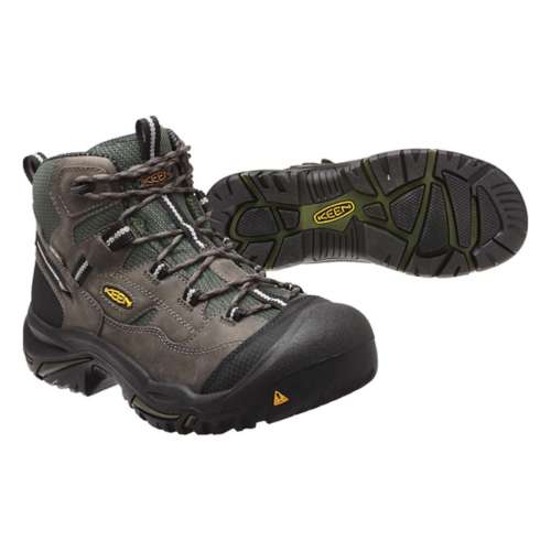 Men's KEEN Braddock Waterproof Mid Steel Toe Hiking Boots