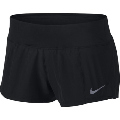 nike women's dry crew running shorts