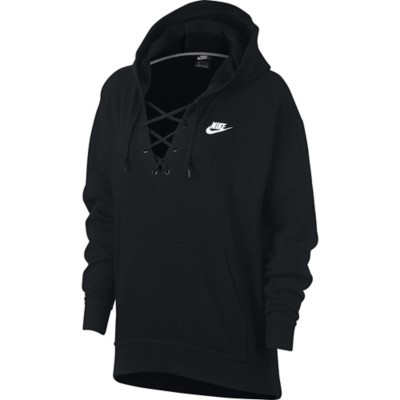 lace up nike sweatshirt