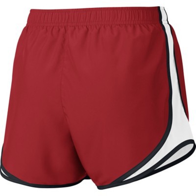 red nike running shorts womens