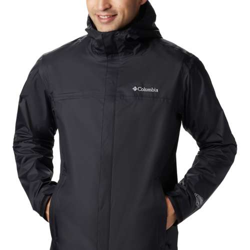 Big & tall columbia outlet weather drain rain jacket