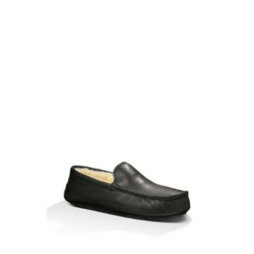 Ugg ascot black on sale leather