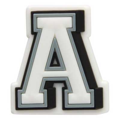 Crocs Letter A Unisex Lifestyle Pins White/Black