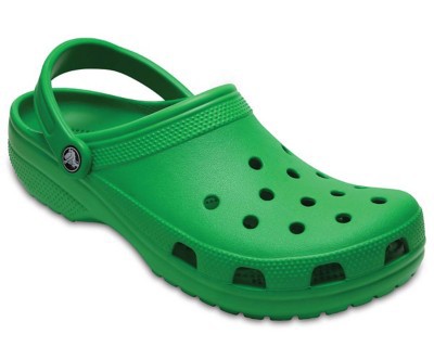 rainbow colored crocs